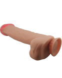 PRETTY LOVE - DILDO REALISTICO SLIDING SKIN SERIES CON VENTOSA SCORREVOLE DELLA PELLE FLESH 26 CM