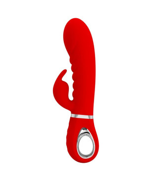 PRETTY LOVE - VIBRATORE MULTIFUNZIONE G-SPOT PRESCOTT ROSSO