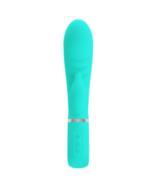 PRETTY LOVE - VIBRATORE MULTIFUNZIONE G-SPOT PRESCOTT VERDE ACQUA