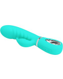 PRETTY LOVE - VIBRATORE MULTIFUNZIONE G-SPOT PRESCOTT VERDE ACQUA