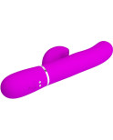 PRETTY LOVE - VIBRATORE MULTIFUNZIONE PERLITA 3 IN 1 G-SPOT VIOLA