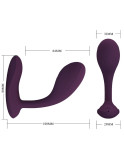 PRETTY LOVE - BAIRD G-SPOT 12 VIBRAZIONI RICARICABILE APP LILA