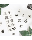 SECRET PLAY - SET DI 10 TATUAGGI TEMPORANEI COLLEZIONE KINKY