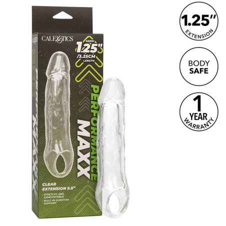 CALIFORNIA EXOTICS - PERFORMANCE MAXX CLEAR EXTENSION 5,5 TRASPARENTE