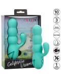 CALIFORNIA EXOTICS - VIBRATORE DEL MAR DIVA RABBIR AQUA GREEN DI CALIFORNIA DREAMING