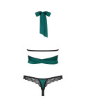 OBSESSIVE - SENSUELIA SET DUE PEZZI VERDE L/XL