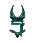 OBSESSIVE - SENSUELIA SET DUE PEZZI VERDE L/XL