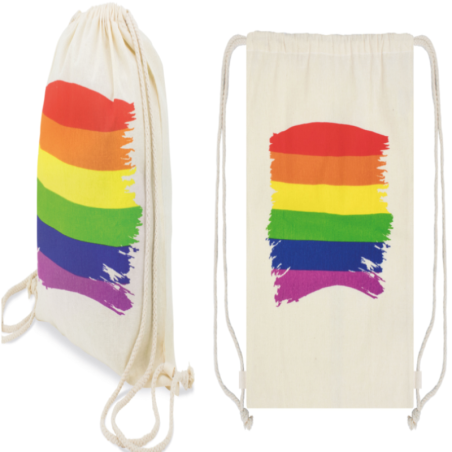 PRIDE - ZAINO BANDIERA LGBT IN COTONE