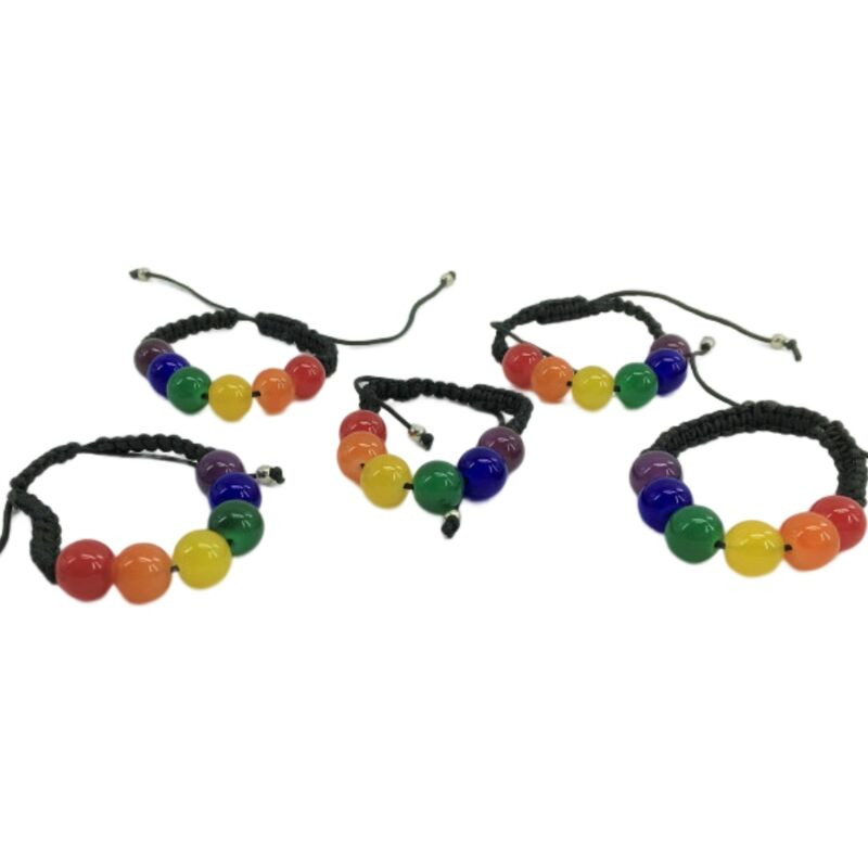 PRIDE - BRACCIALE CON PALLA PICCOLO LGBT FLAG