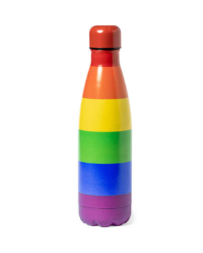 PRIDE - SCALDACQUA CALDA METALLICO CON BANDIERA LGBT