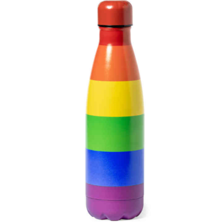 PRIDE - SCALDACQUA CALDA METALLICO CON BANDIERA LGBT