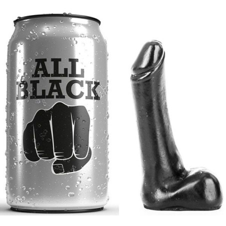 ALL BLACK - DILDO 9 CM