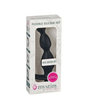 Stimolatore Prostata Big Bend-It! Electrosex Mystim Nero (15 cm)