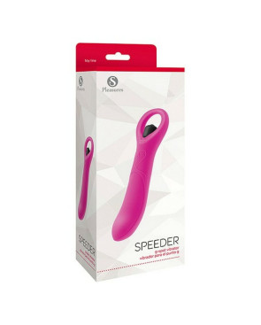 Vibratore per il Punto-G S Pleasures Direect Fucsia Rosa Fuxia