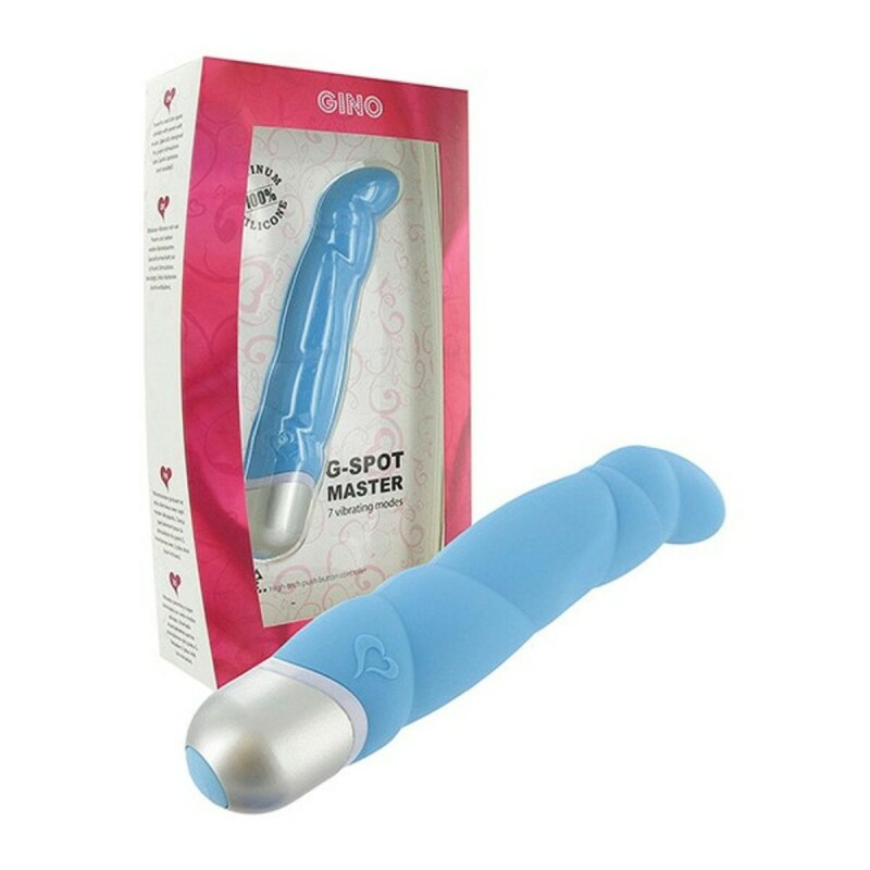 Vibratore Gino Blu FeelzToys E21308 Azzurro