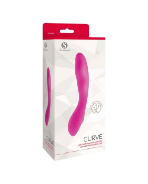 Vibratore per il Punto-G S Pleasures Curve Rosa