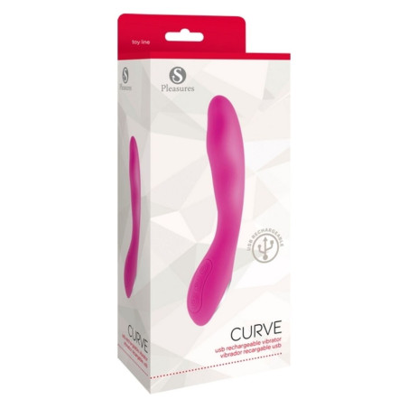 Vibratore per il Punto-G S Pleasures Curve Rosa