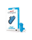 Vibratore da Dito Charged FingO Blu The Screaming O Charged Azzurro