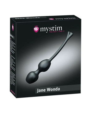 Palline Vaginali Jane Wonda Kegel Balls Nero Mystim Silicone Silicone/ABS (Ø 3,3 cm)