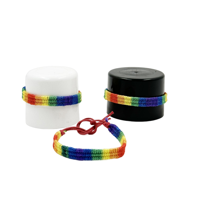 PRIDE - LGTB FLAG THREAD BRACELET