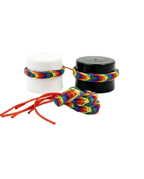 PRIDE - LGBT FLAG BRAIDED THREADS BRACELET