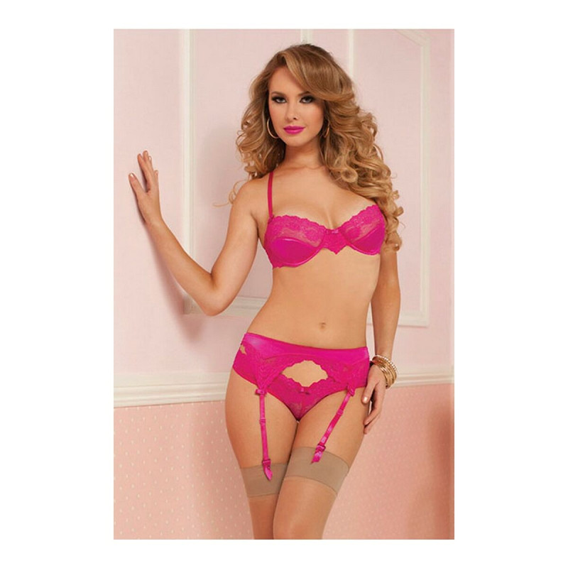 Set di Lingerie Seven Til Midnight Corallo (3 pcs)