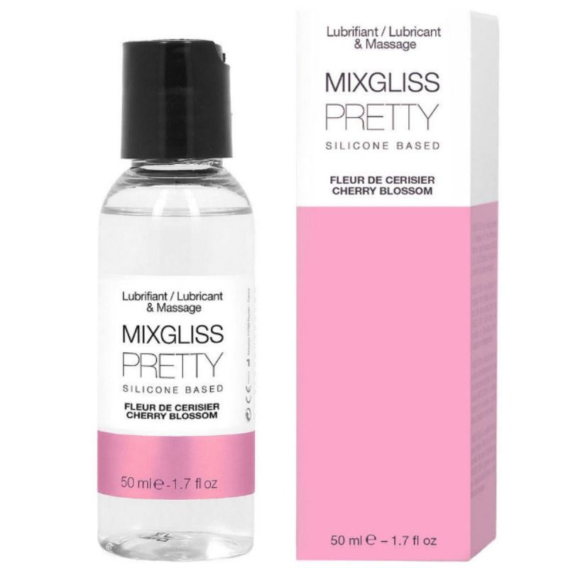 MIXGLISS - LUBRIFICANTE AL SILICONE PRETTY FIORE DI CILIEGIO 50 ML