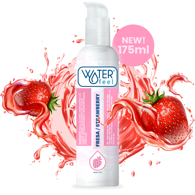 WATERFEEL - LUBRIFICANTE A BASE ACQUA DI FRAGOLA 175 ML