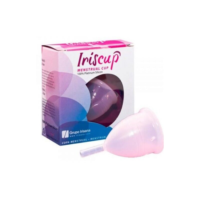 IRISCUP - COPPA MESE GRANDE ROSA + SACCHETTO STERILIZZATORE GRATUITO