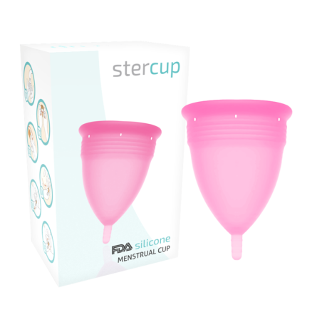 STERCUP - COPPA MESTRUALE IN SILICONE FDA TAGLIA L ROSA