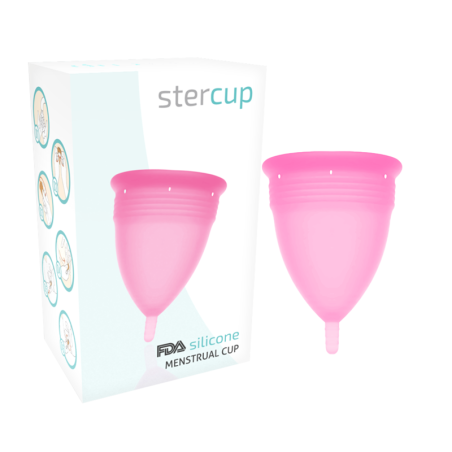 STERCUP - COPPA MESTRUALE IN SILICONE FDA TAGLIA S ROSA