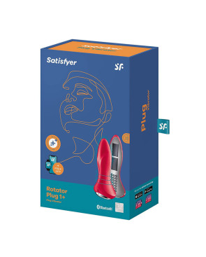 Vibratore Anale Cassini Nero Satisfyer Rosso