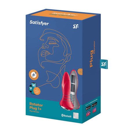 Vibratore Anale Cassini Nero Satisfyer Rosso