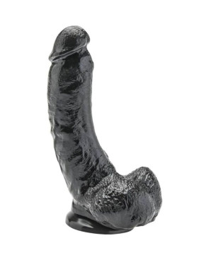 GET REAL - DILDO 20,5 CM CON SFERE NERO