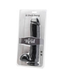 GET REAL - DILDO 28 CM CON SFERE NERO