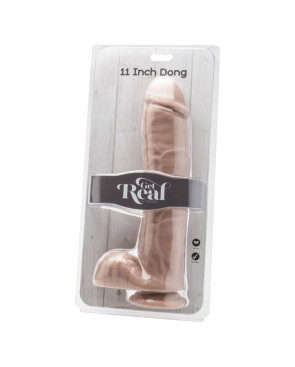 GET REAL - DILDO 28 CM CON PALLE DI PELLE