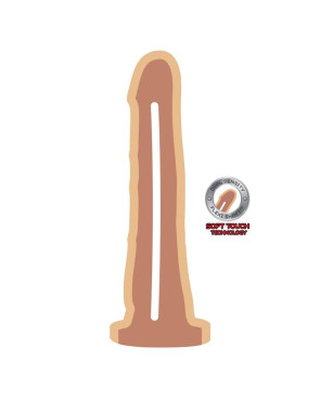 GET REAL - DONG A DOPPIA DENSIT 19 CM PELLE