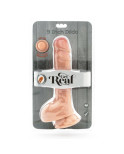 GET REAL - DILDO A DOPPIA DENSIT 25,5 CM PALLE DI PELLE