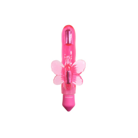 Vibratore per il Punto-G Evolved Slenders Flutter Rosa Farfalla