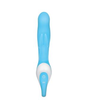 Vibratore per il Punto-G Evolved Rabbit Azzurro