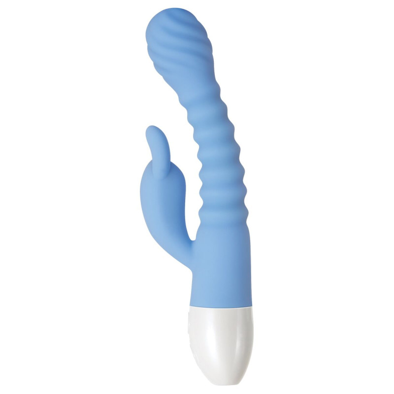 Vibratore per il Punto-G Evolved Bunny Azzurro