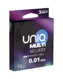 UNIQ - PRESERVATIVO SENZA LATTICE MULTI 3 UNITÀ