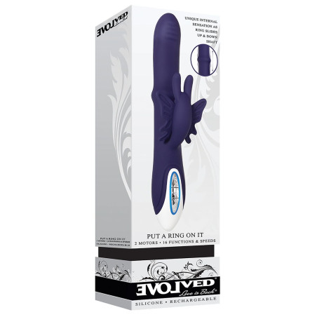 Vibratore per il Punto-G Evolved Viola