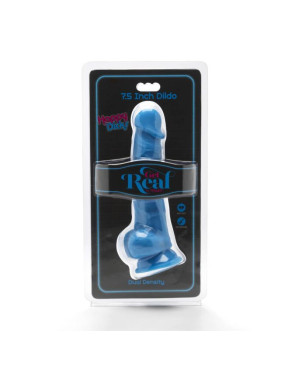 GET REAL - HAPPY DICKS 19 CM CON SFERE BLU