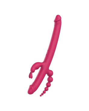 Masturbatore Doppia Penetrazione Dream Toys Essentials Rosa