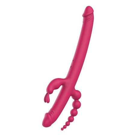 Masturbatore Doppia Penetrazione Dream Toys Essentials Rosa