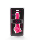 GET REAL - HAPPY DICKS 19 CM CON SFERE ROSA