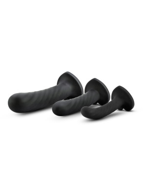 Dildo Blush Temptasia Nero 3 Pezzi