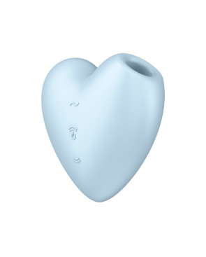 Succhia Clitoride Satisfyer Cutie Heart Azzurro