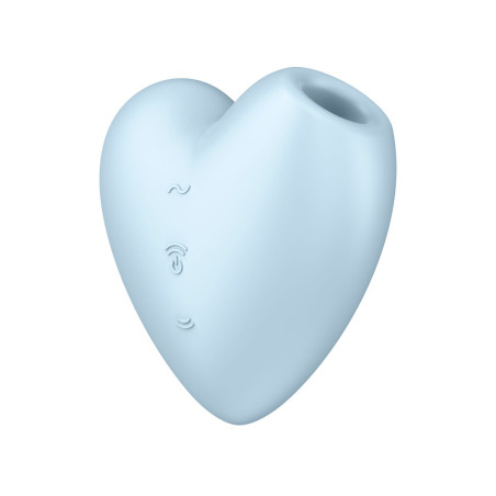 Succhia Clitoride Satisfyer Cutie Heart Azzurro